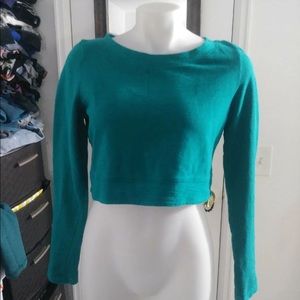 Long sleeve crop